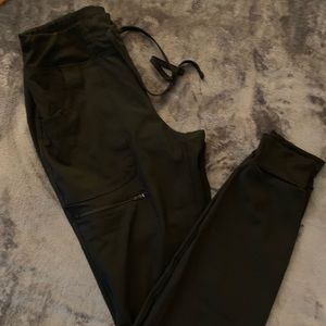 Black Scrub Joggers